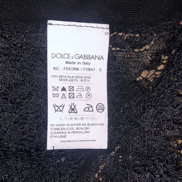 Dolce & Gabbana Silk Lace Back Cardigan XS-S - Picture 8 of 9